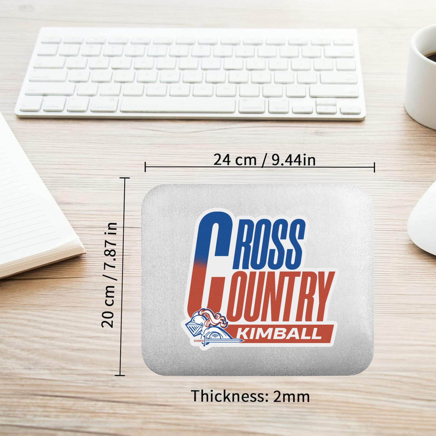 Dallas Kimball Cross Country - Knight Mouse Pad