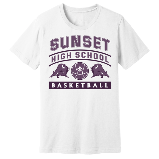 Dallas Sunset Basketball - BIG DUBS T-Shirt