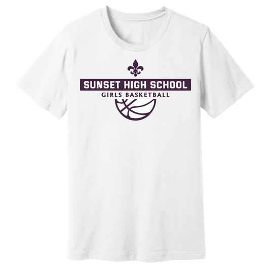 Dallas Sunset Girls Basketball - Fluer T-Shirt