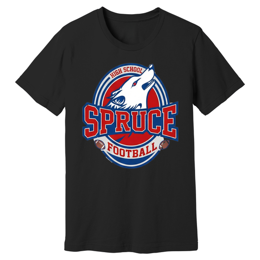 Dallas Spruce Football - Redzone Roar Tee