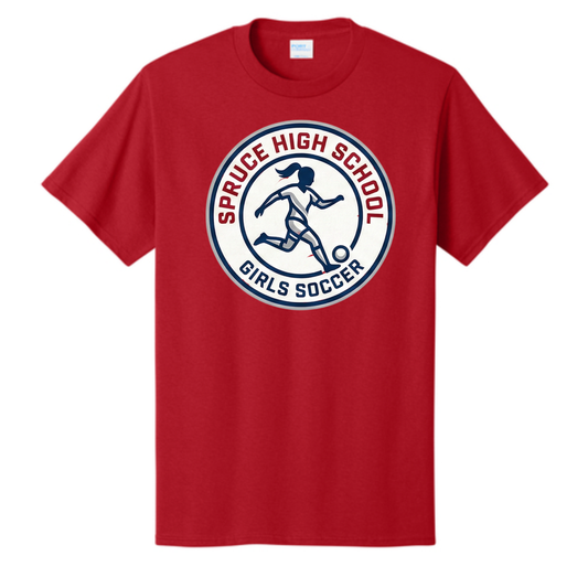Dallas Spruce Girls Soccer - Spruce Striker Tee
