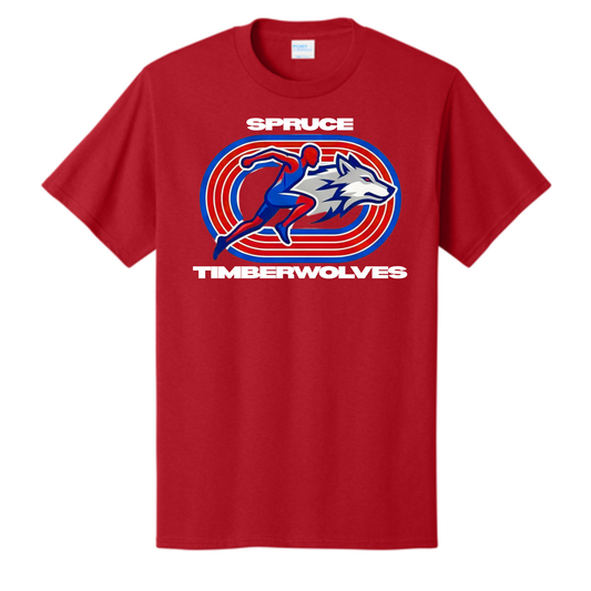Dallas Spruce Track & Field - TurboWolf Tee