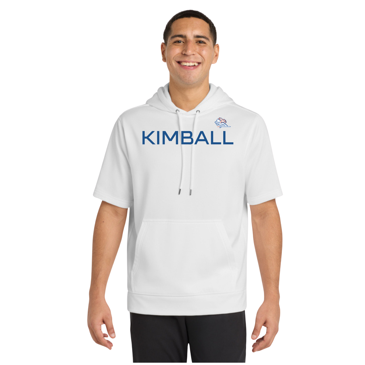 Fleece Short Sleeve Hooded Pullover