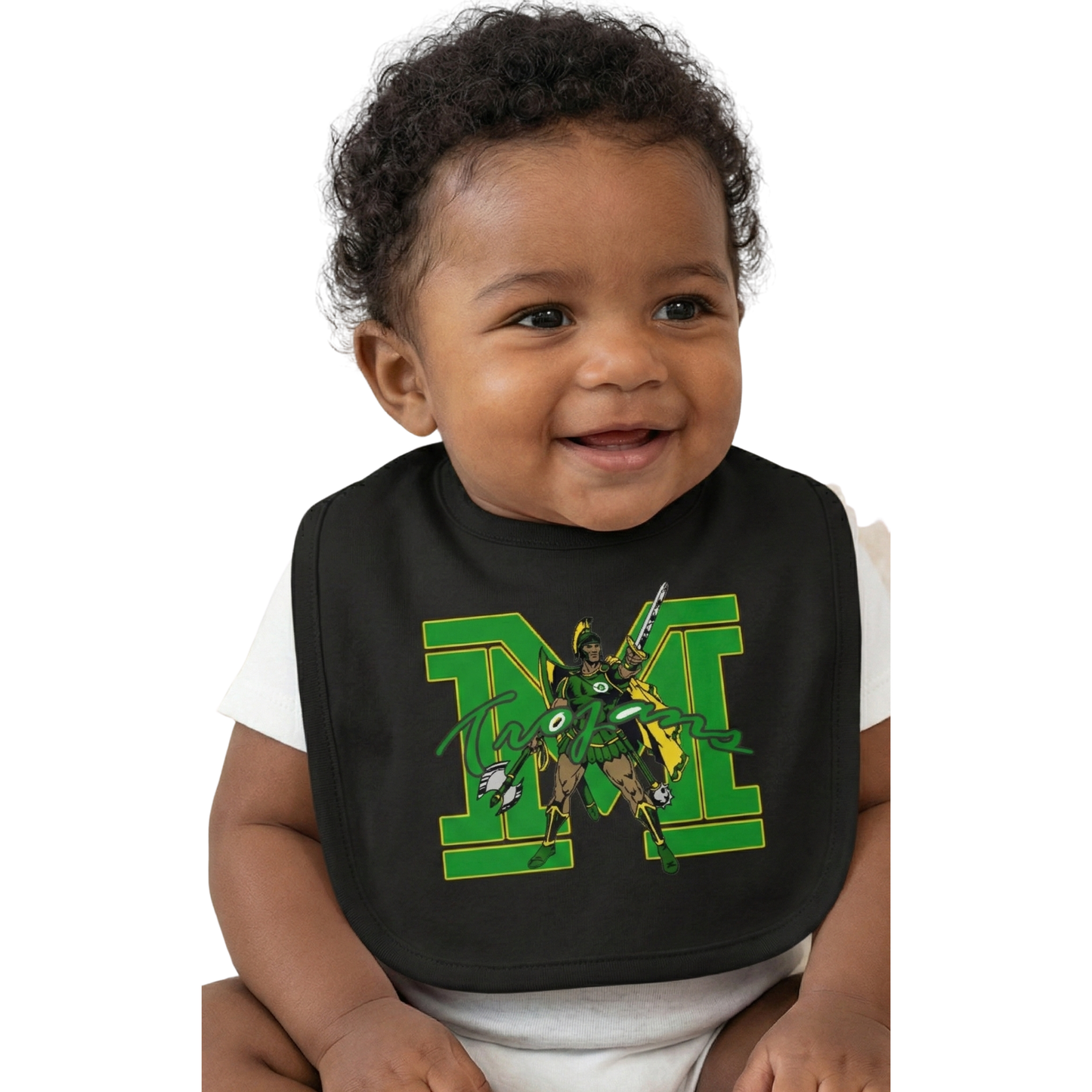 Madison High School EXCLUSIVES – Infant Premium Jersey Bib | Soft Cotton School Spirit Gear for Newborns & Babies