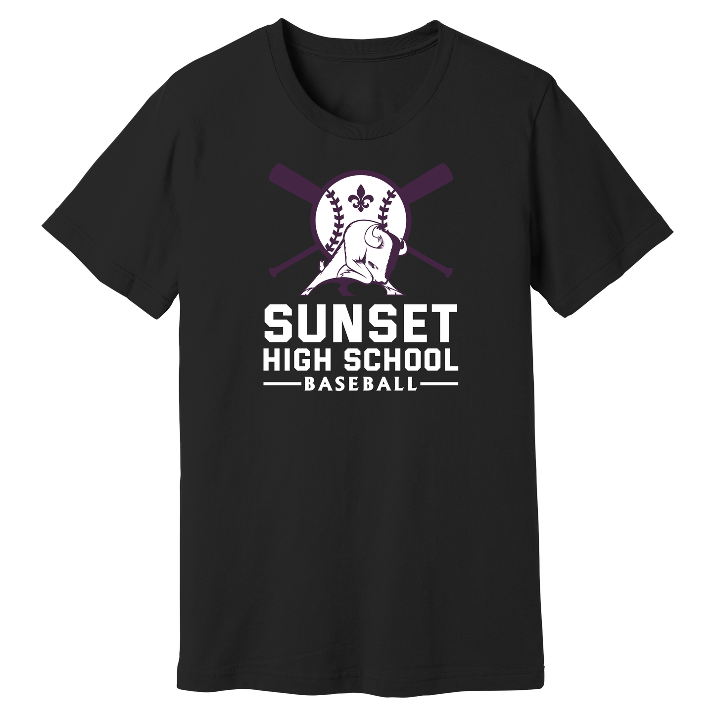 Dallas Sunset Baseball - TWO TIMES T-Shirt