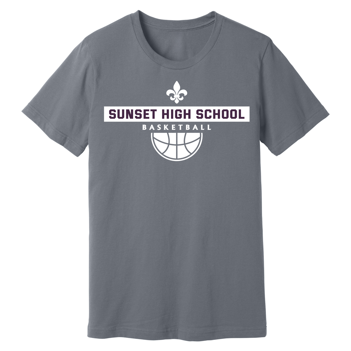 Dallas Sunset Basketball - BIG SUNSET T-Shirt