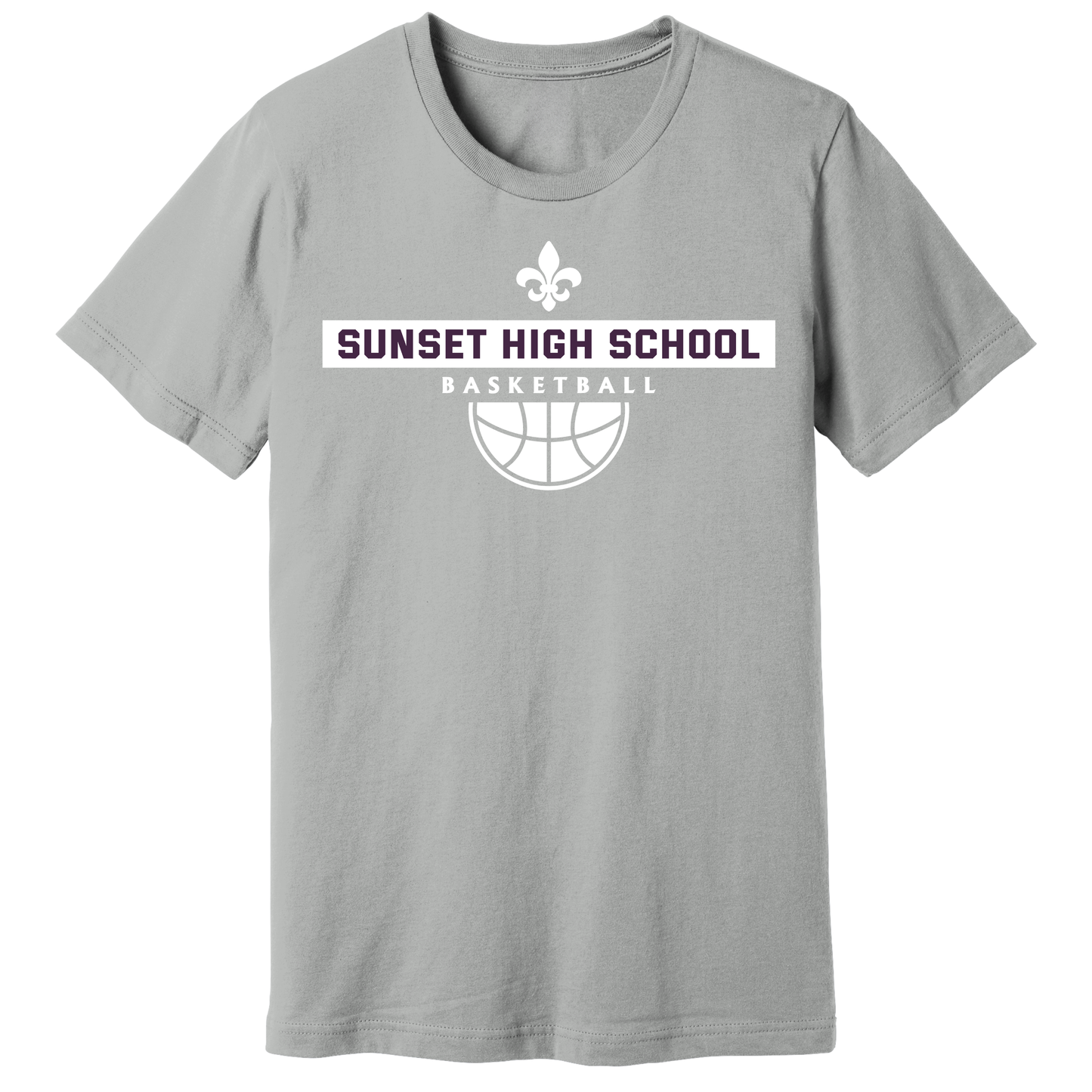 Dallas Sunset Basketball - BIG SUNSET T-Shirt