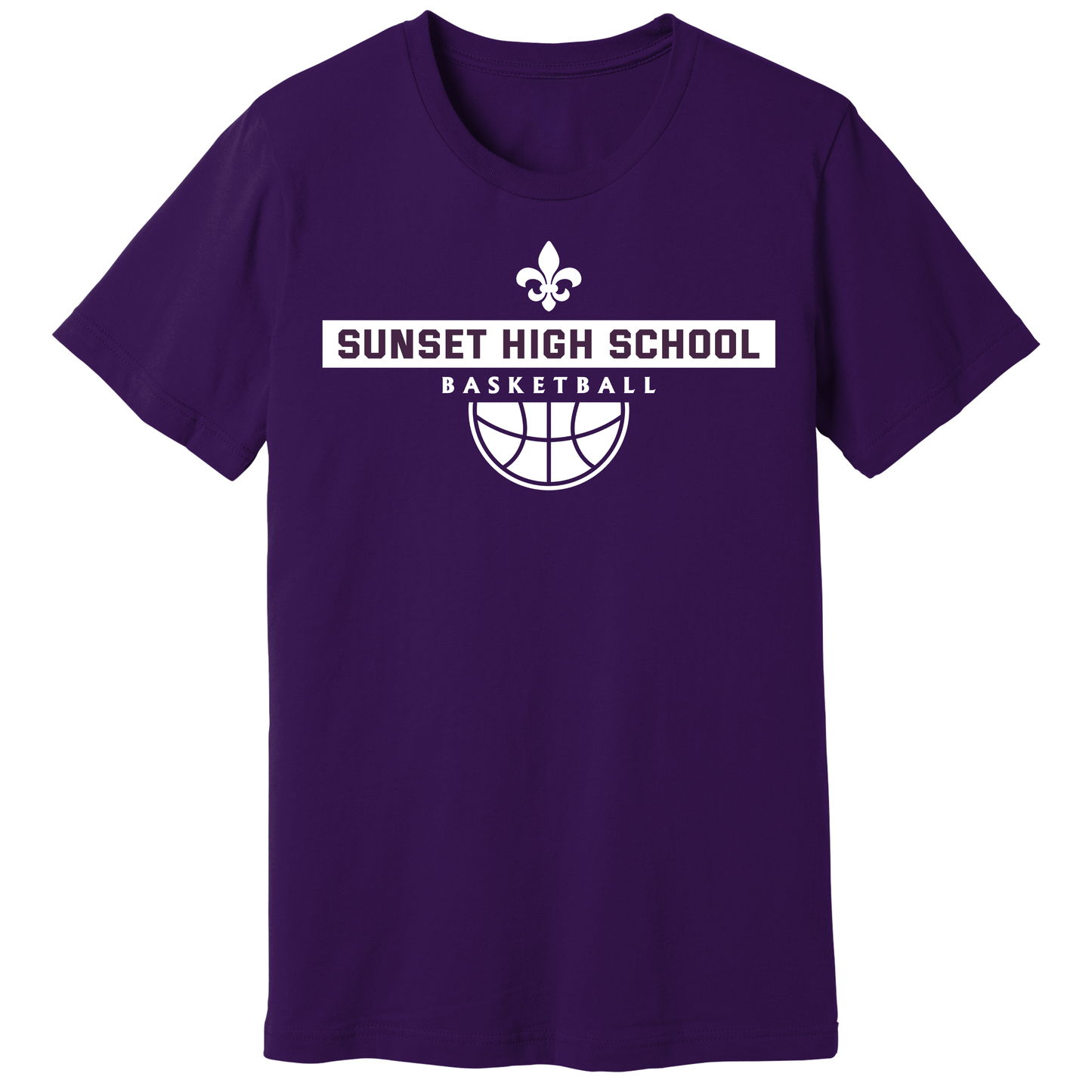 Dallas Sunset Basketball - BIG SUNSET T-Shirt