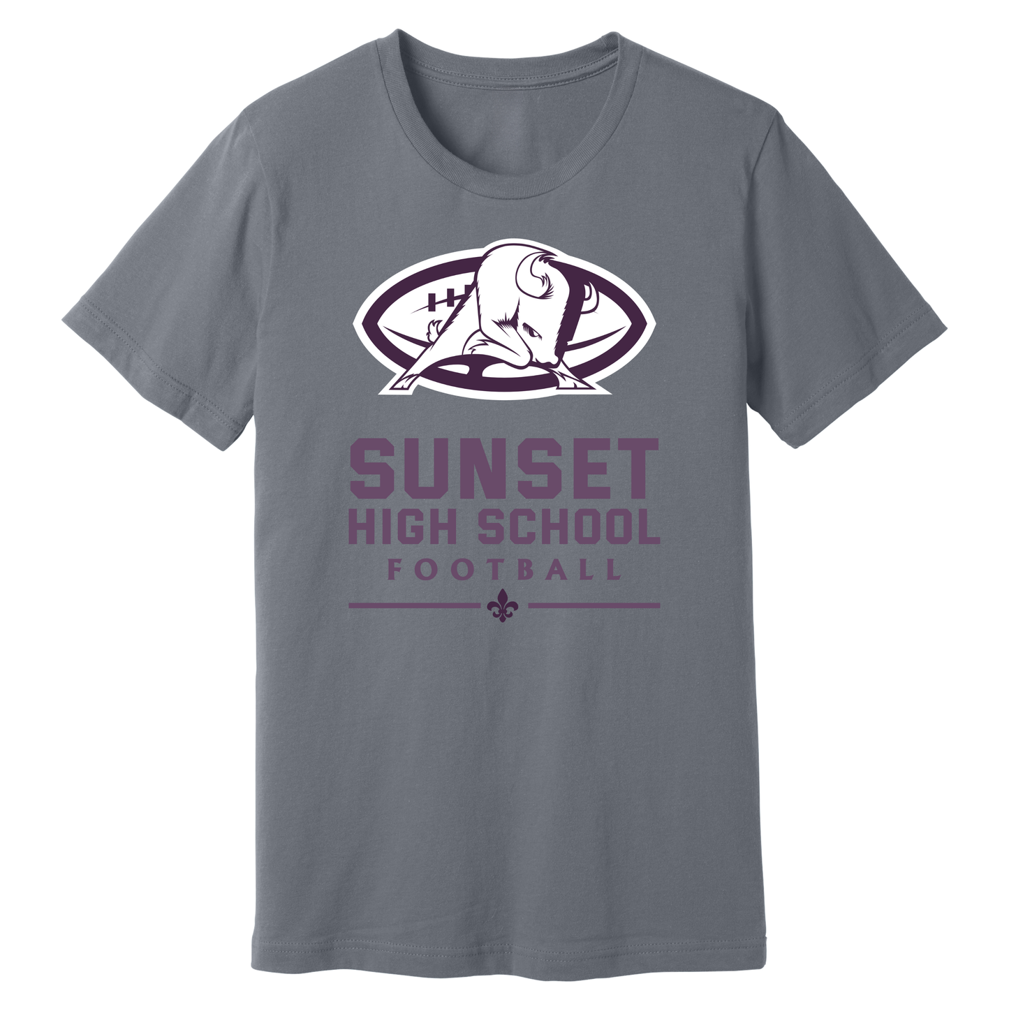 Dallas Sunset Football - BIG BISON T-Shirt