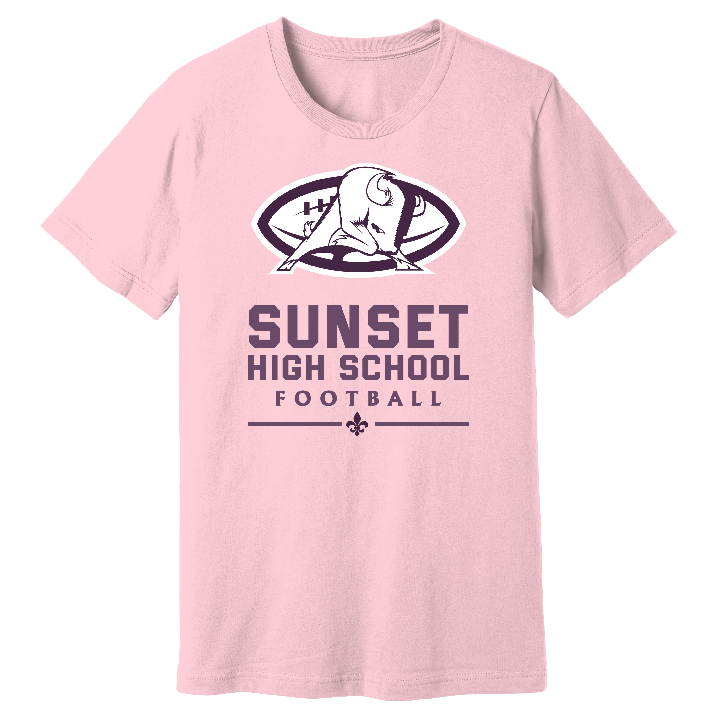 Dallas Sunset Football - BIG BISON T-Shirt