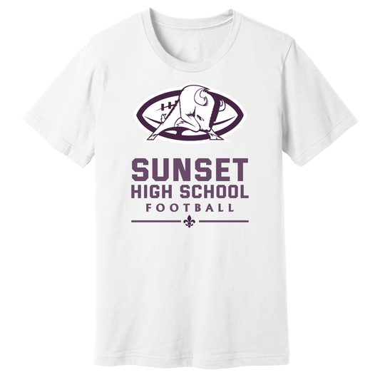 Dallas Sunset Football - BIG BISON T-Shirt