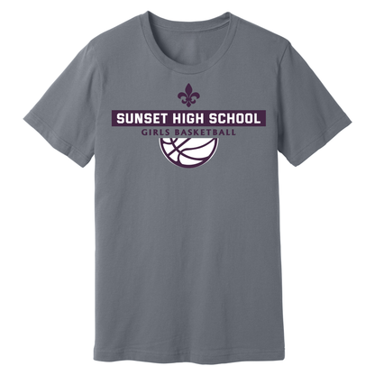 Dallas Sunset Girls Basketball - Fluer T-Shirt
