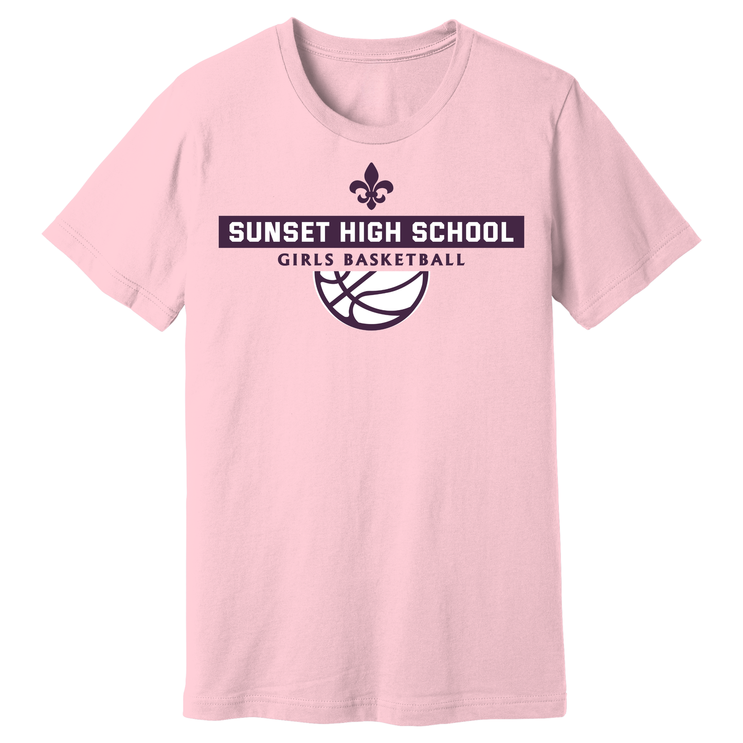 Dallas Sunset Girls Basketball - Fluer T-Shirt