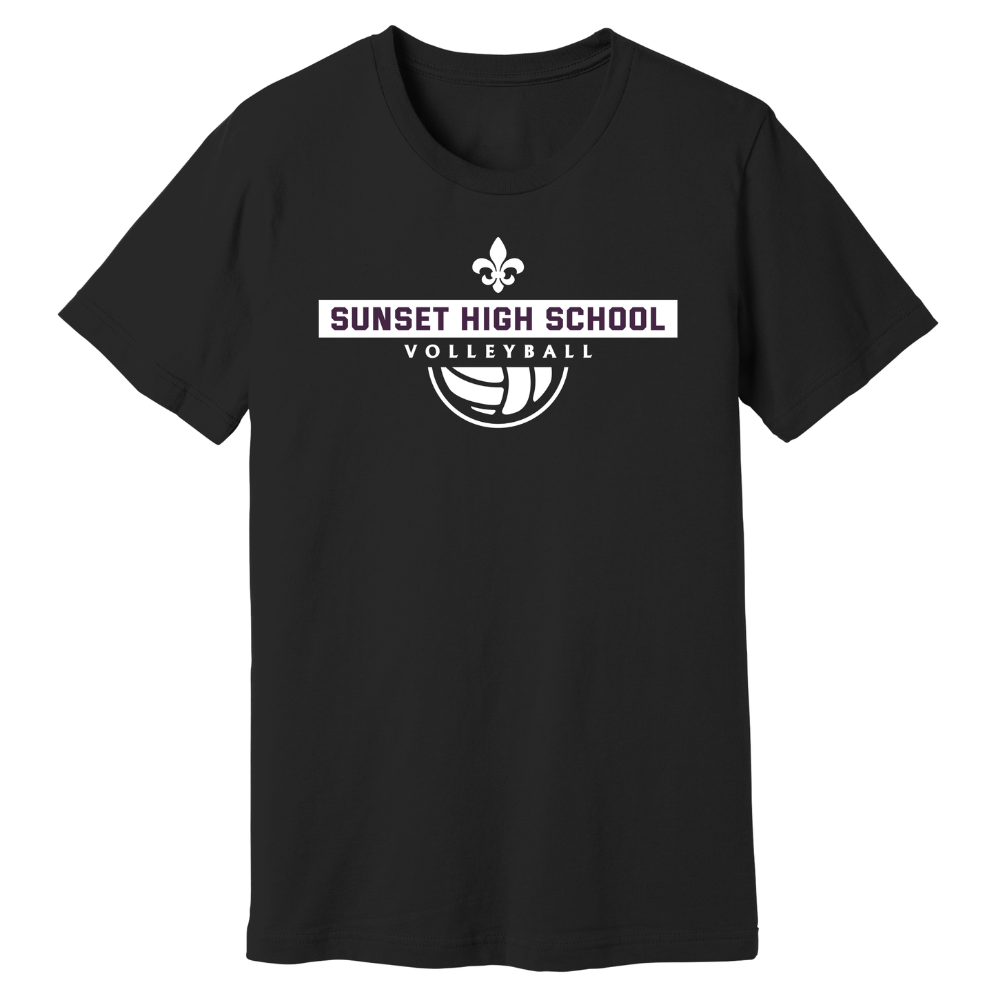 Dallas Sunset Volleyball - Fluer One T-Shirt