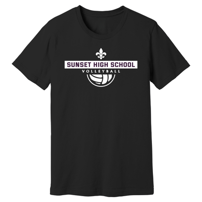 Dallas Sunset Volleyball - Fluer One T-Shirt