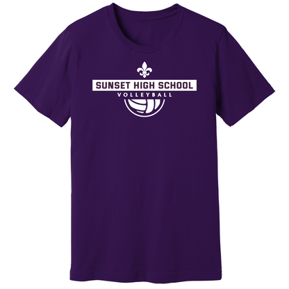 Dallas Sunset Volleyball - Fluer One T-Shirt