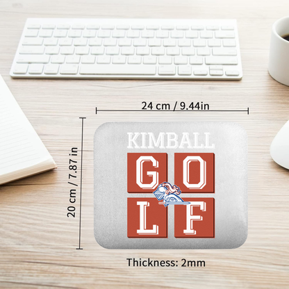 Dallas Kimball Golf - Squared Mouse Pad