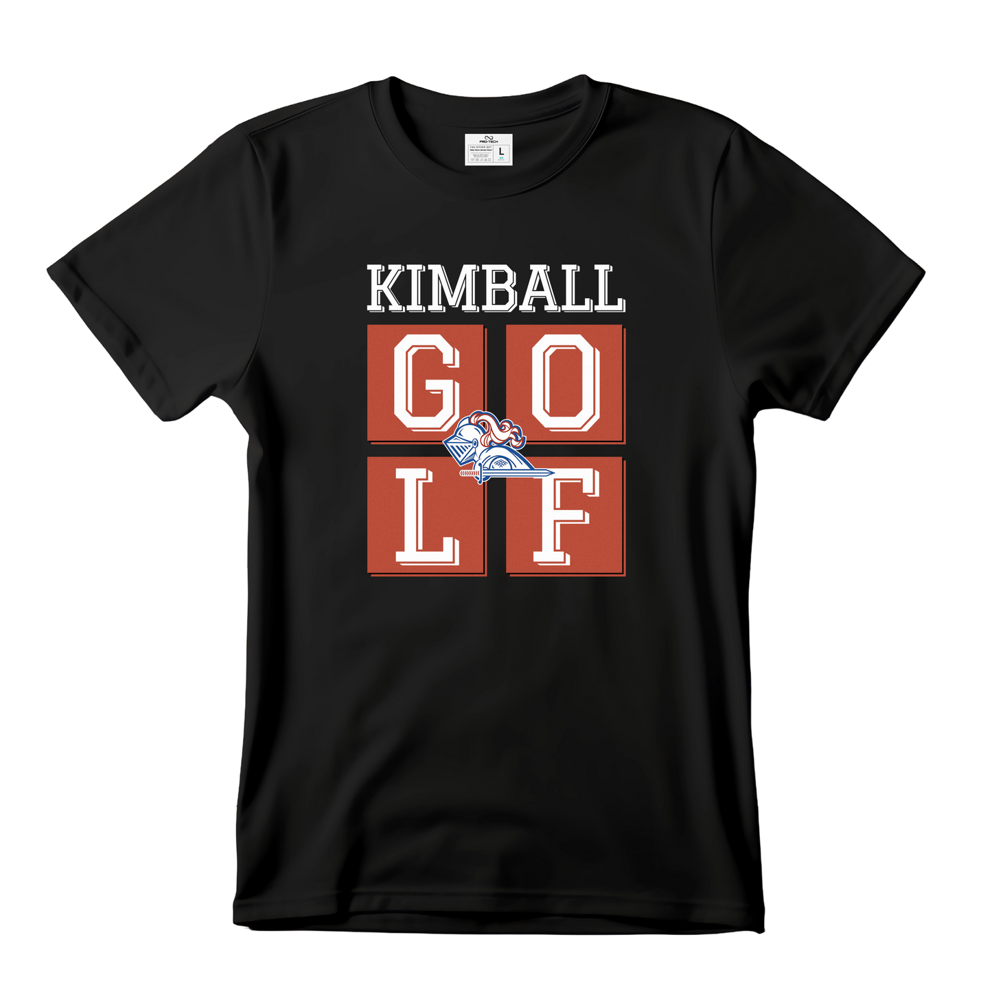 Dallas Kimball Golf T-Shirt - Squared Edition | Official Knights Spirit Wear