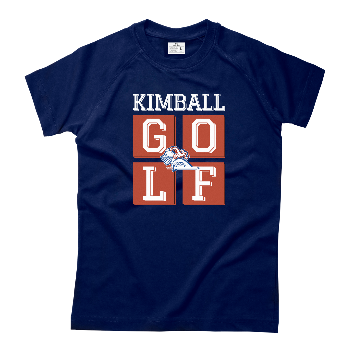 Dallas Kimball Golf T-Shirt - Squared Edition | Official Knights Spirit Wear