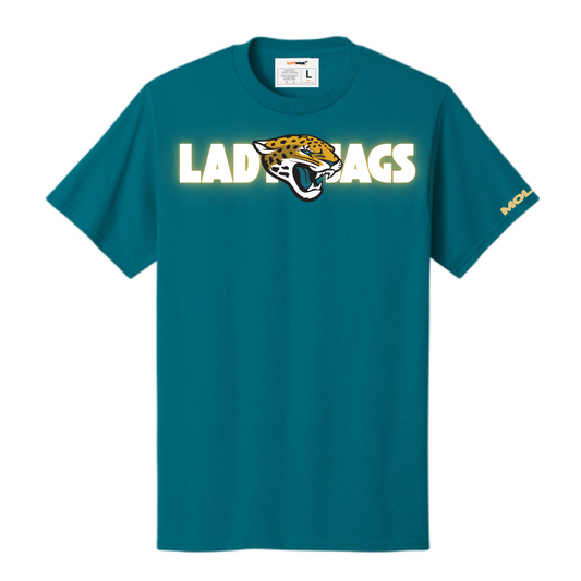 Dallas Molina HS Lady Jags Glow Fan Tee
