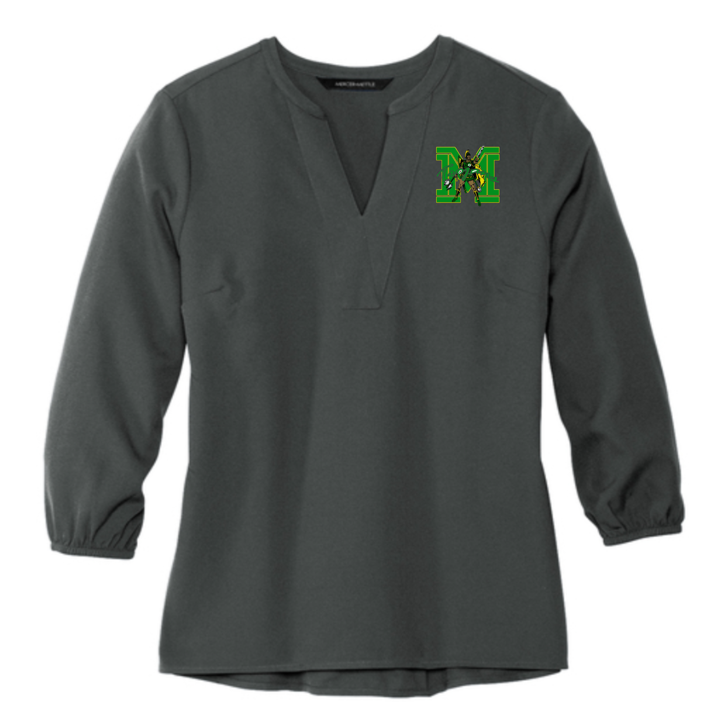 MADISON EXCLUSIVES - Women's Stretch Crepe 3/4-Sleeve Blouse MM2011