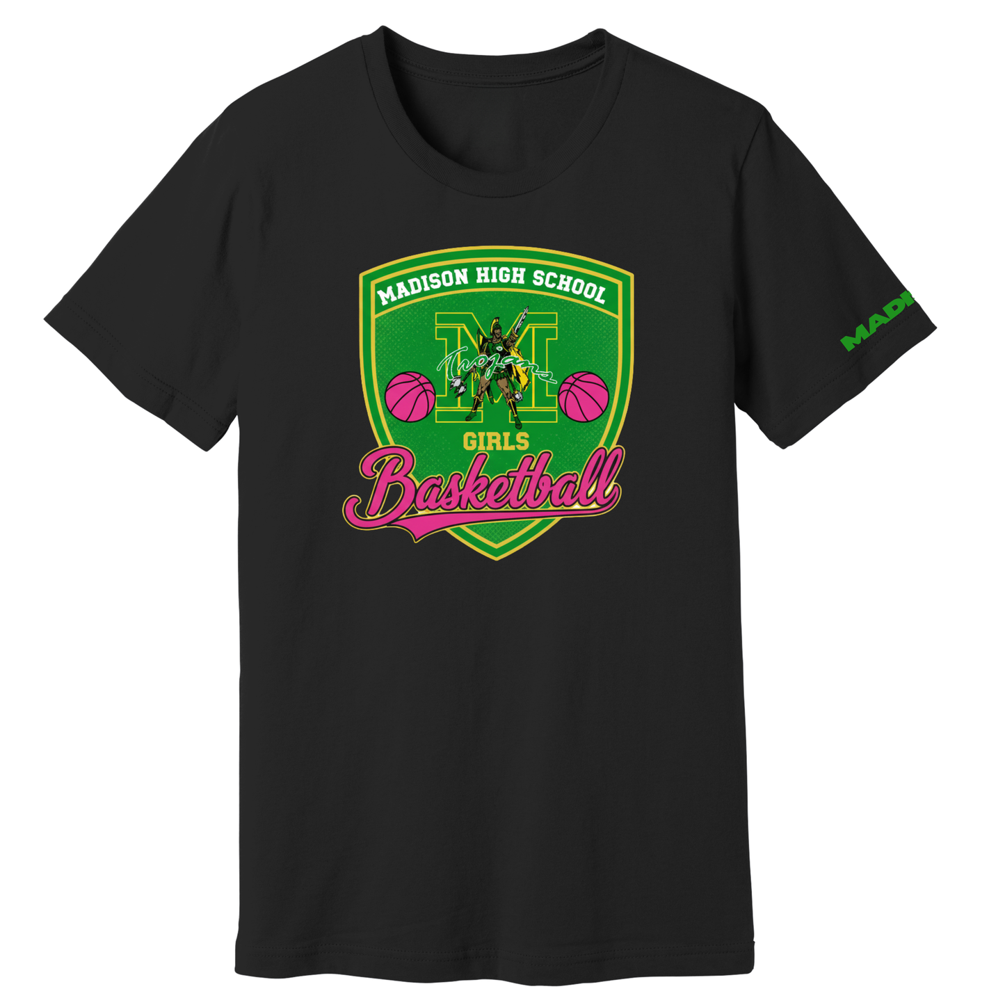 Dallas Madison Girls Basketball - Pink Out T-Shirt