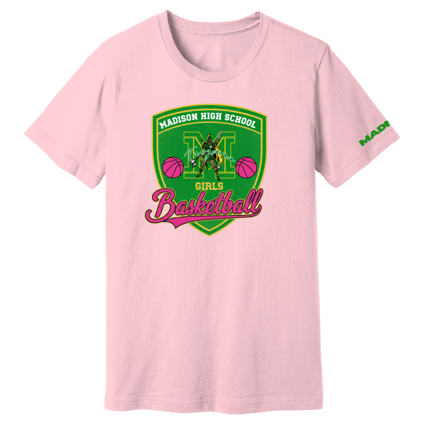Dallas Madison Girls Basketball - Pink Out T-Shirt