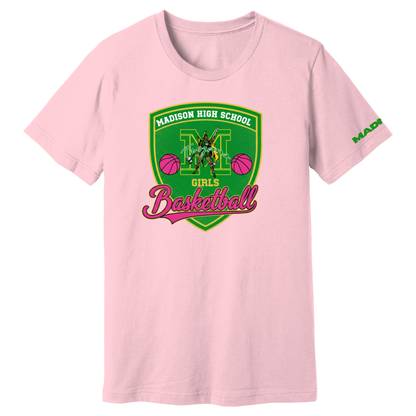 Dallas Madison Girls Basketball - Pink Out T-Shirt