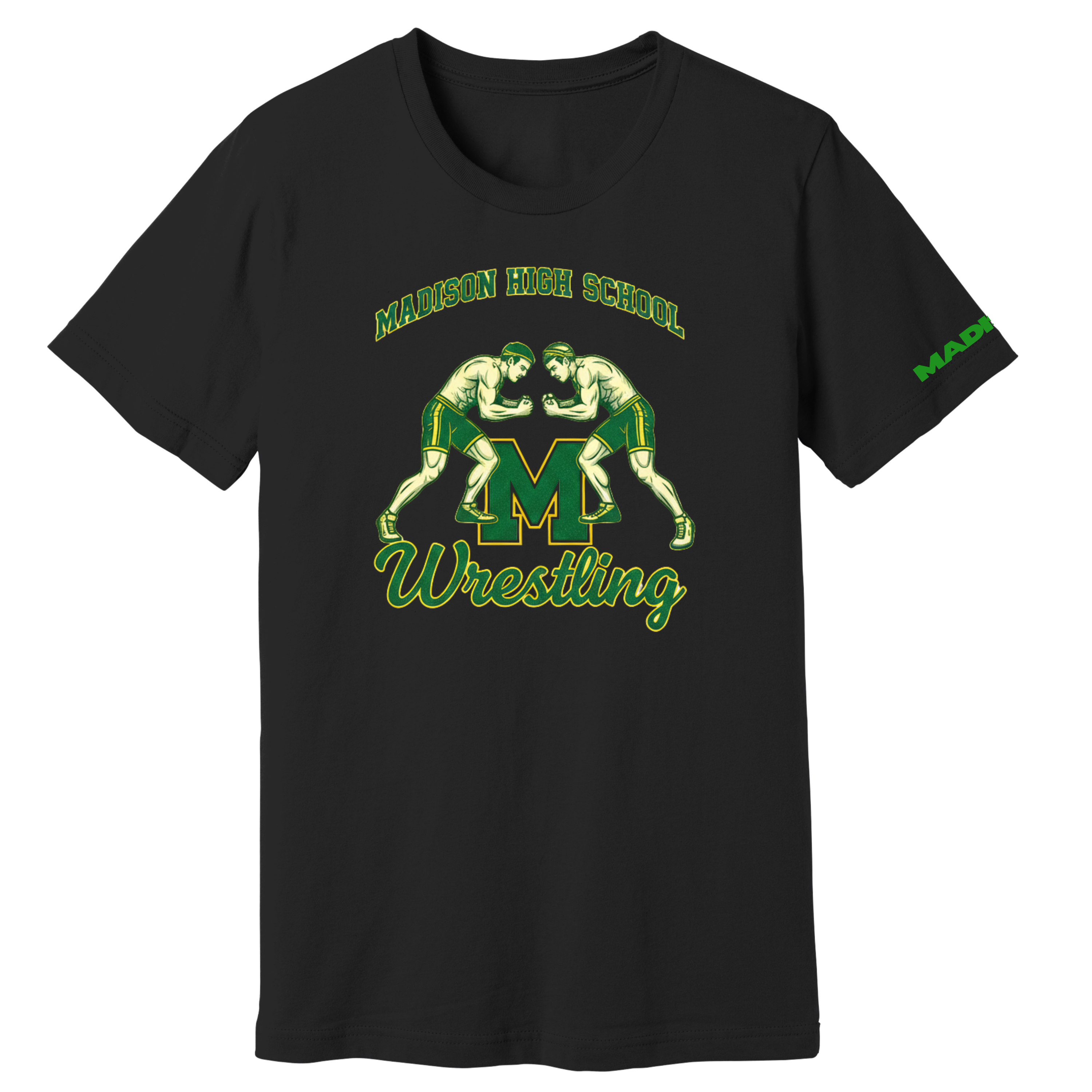 Dallas Madison Wrestling: Official "Man Up" Graphic Tee – No Excuses