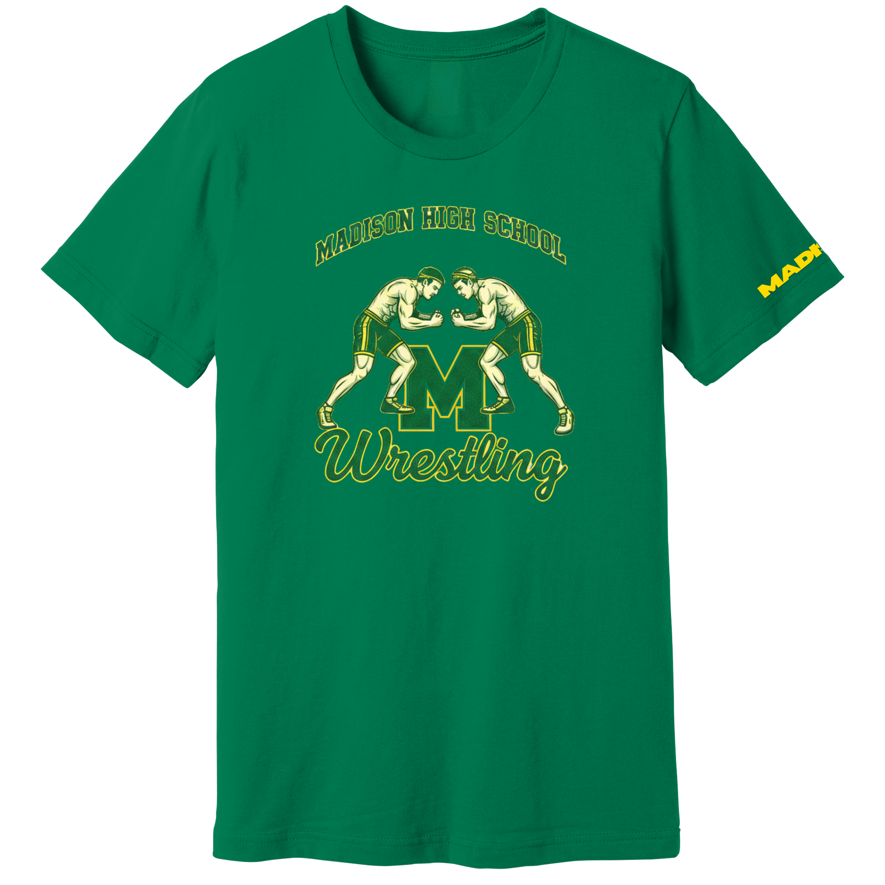 Dallas Madison Wrestling: Official "Man Up" Graphic Tee – No Excuses