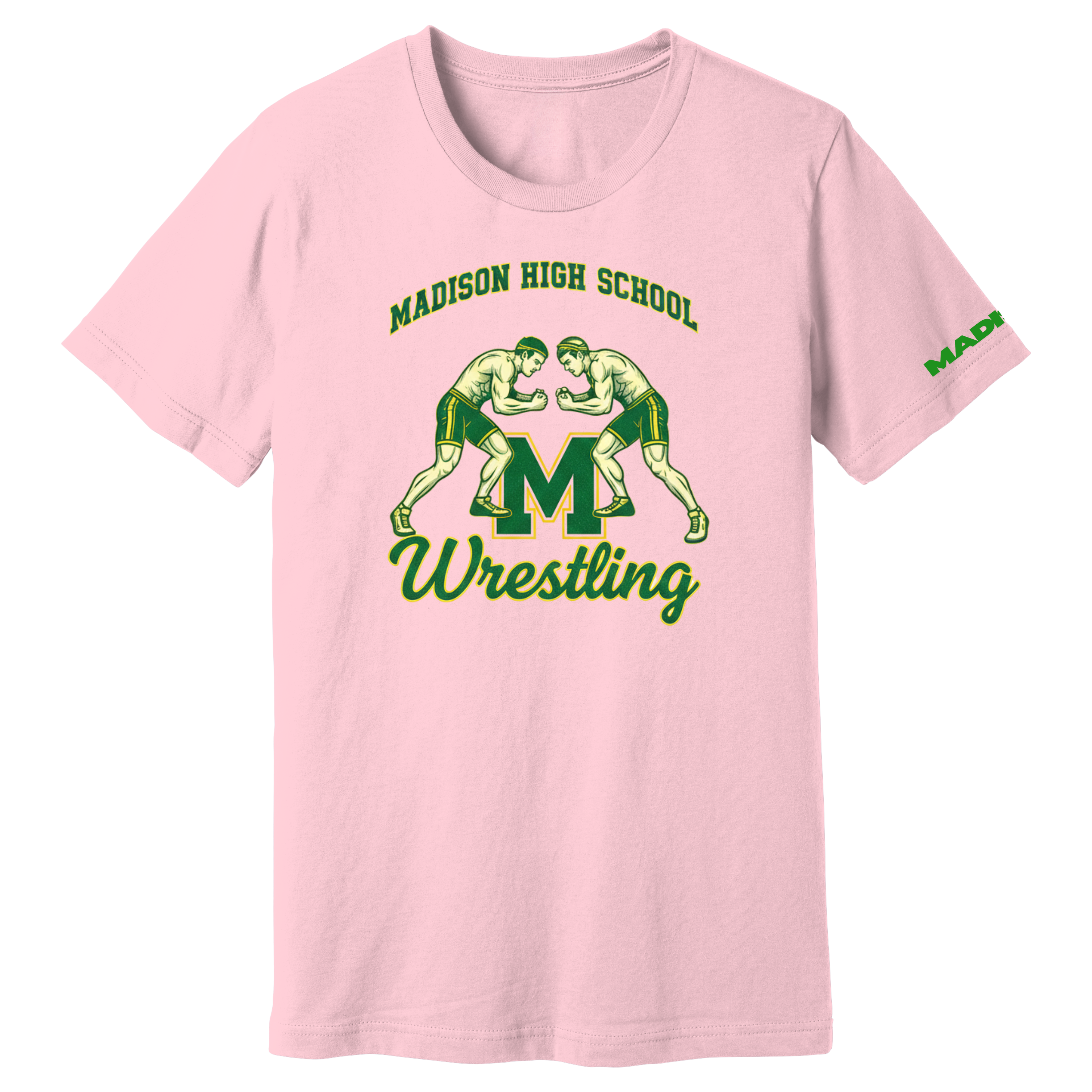 Dallas Madison Wrestling: Official "Man Up" Graphic Tee – No Excuses