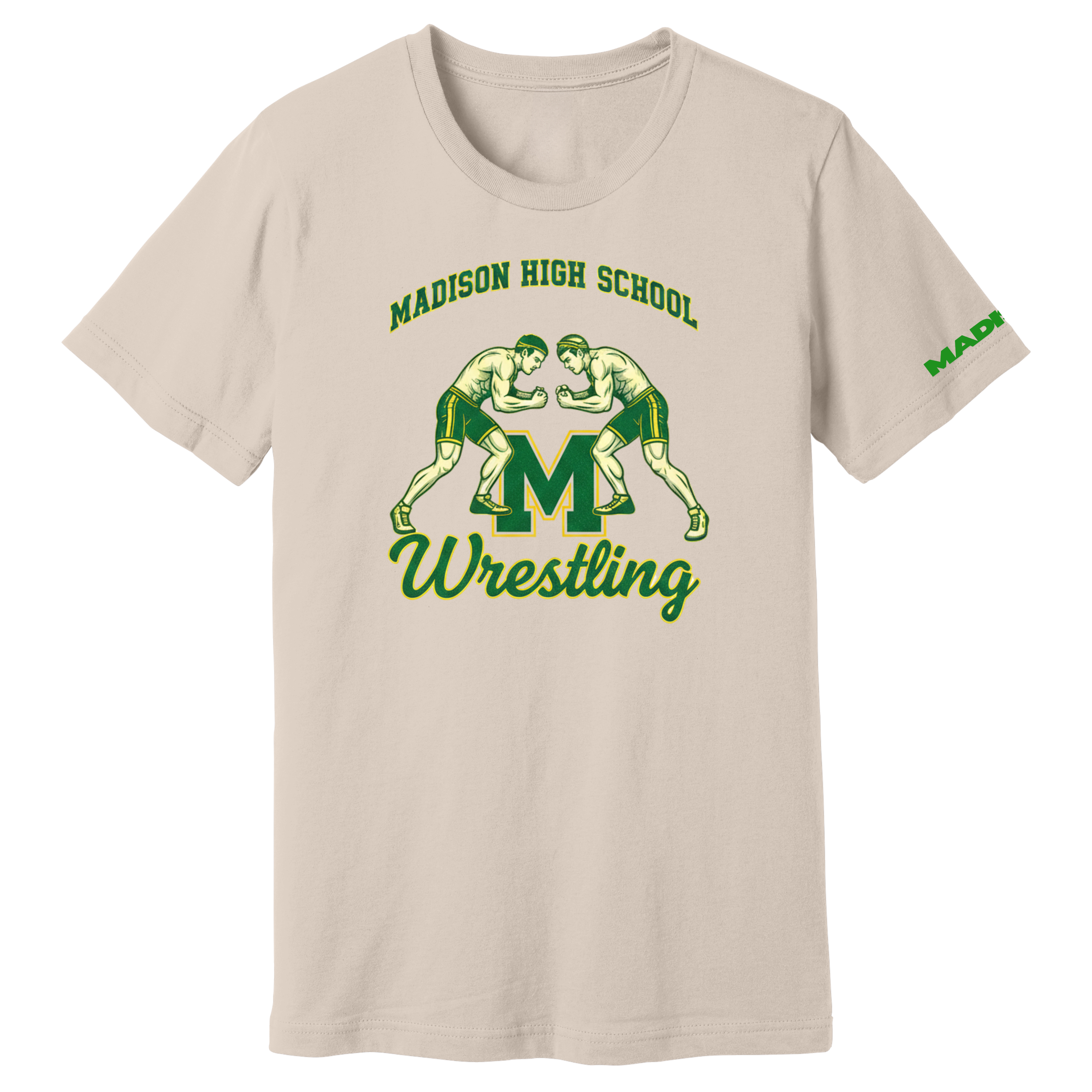 Dallas Madison Wrestling: Official "Man Up" Graphic Tee – No Excuses