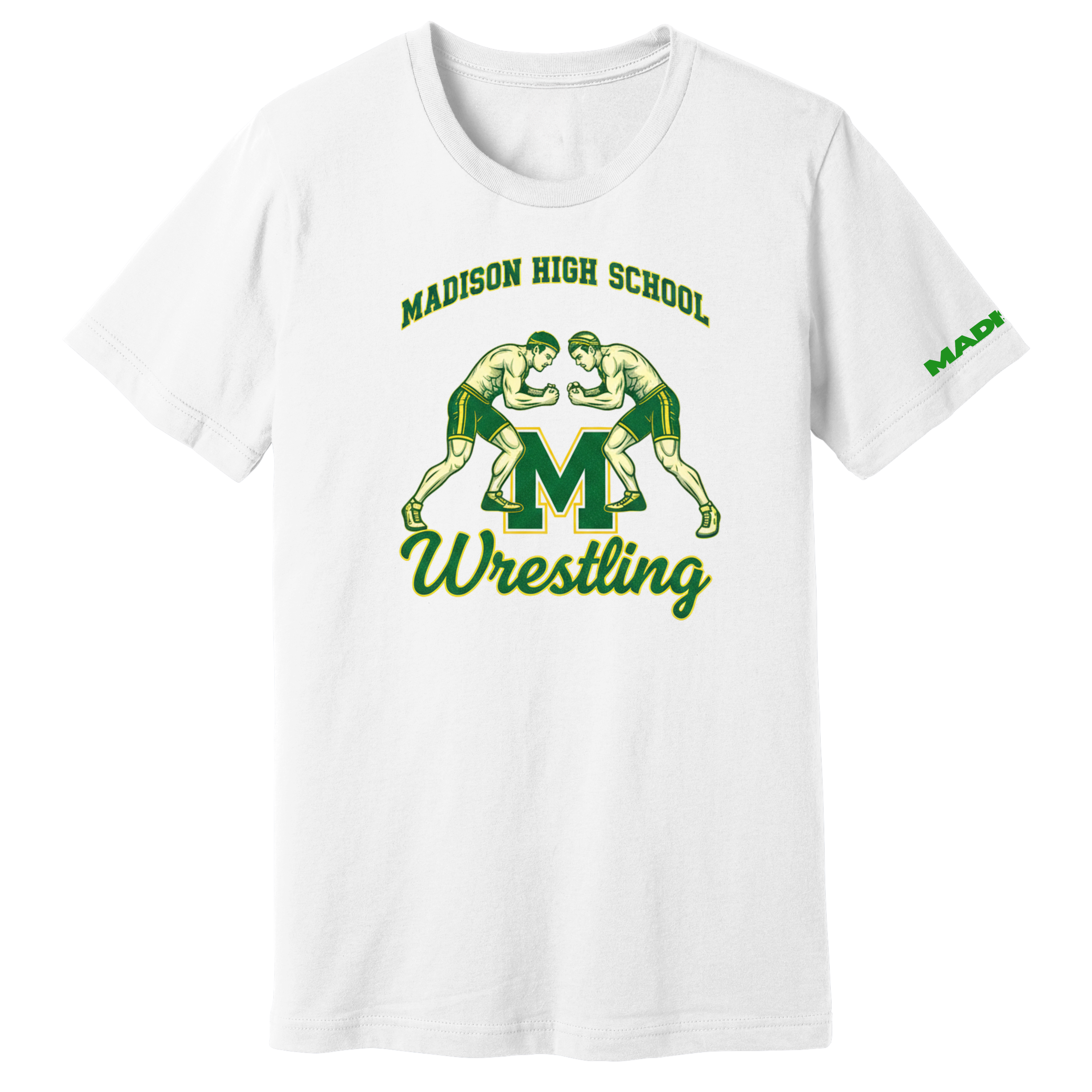 Dallas Madison Wrestling: Official "Man Up" Graphic Tee – No Excuses