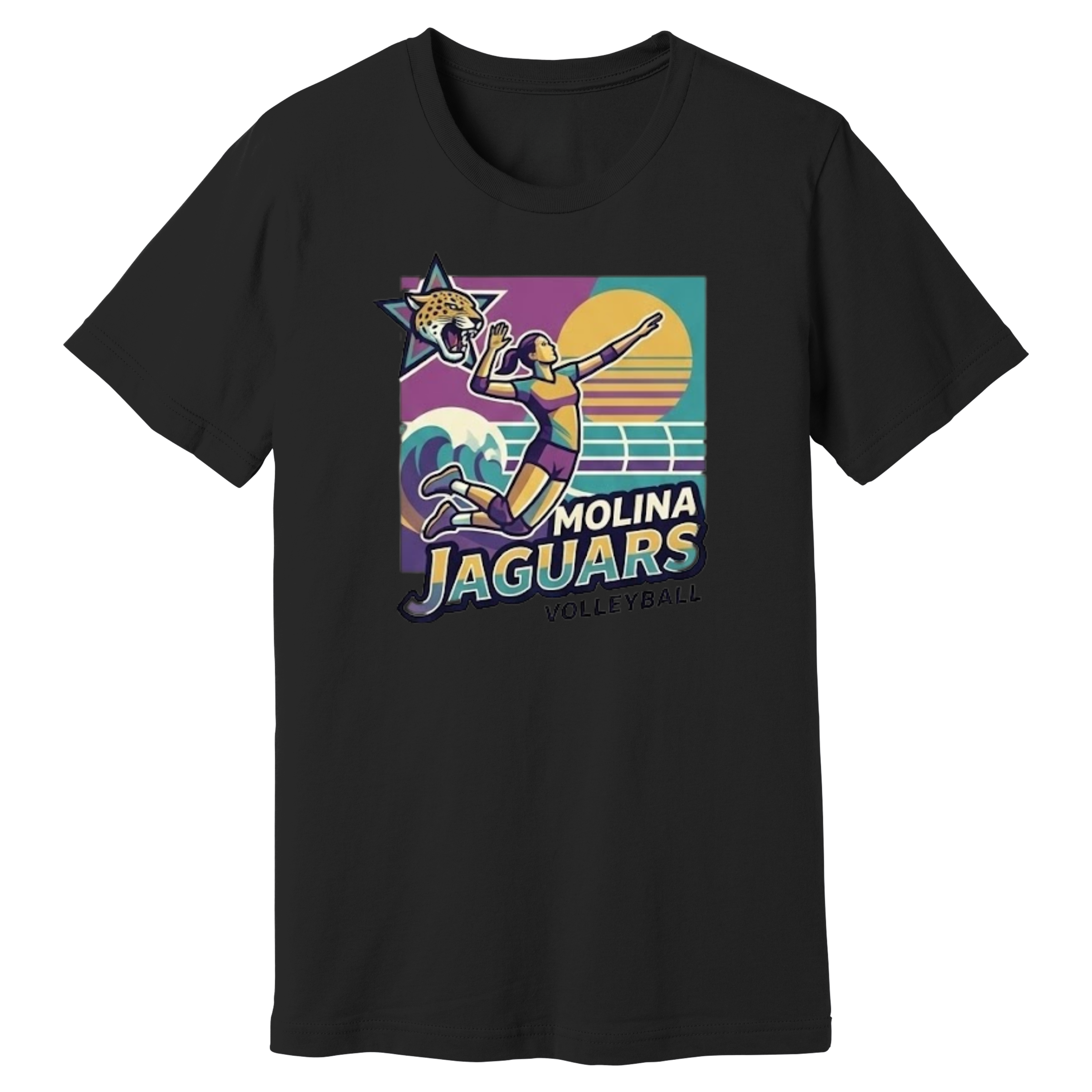 Dallas Molina Volleyball - Street Art Tee