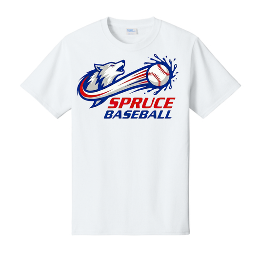 Dallas Spruce Baseball - Home Run Howl Tee