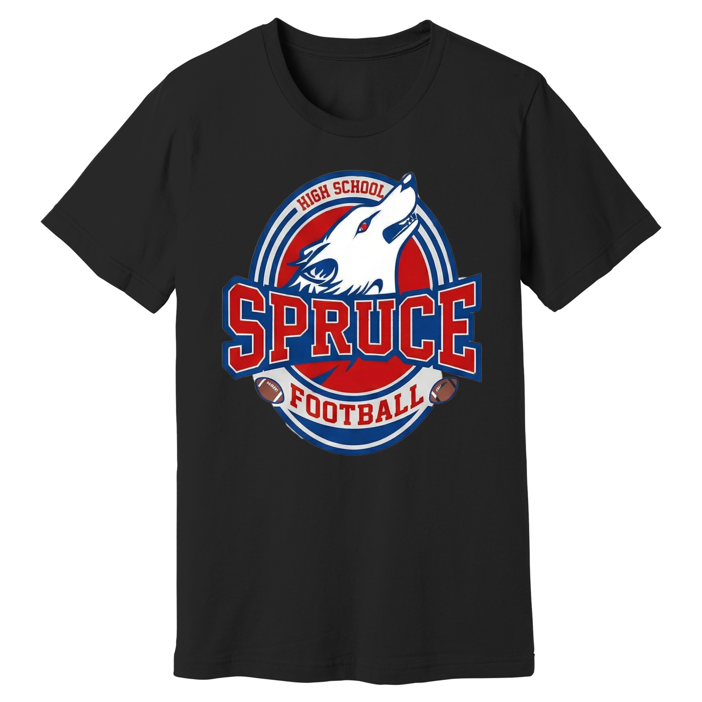 Dallas Spruce Football - Redzone Roar Tee