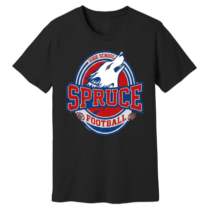 Dallas Spruce Football - Redzone Roar Tee