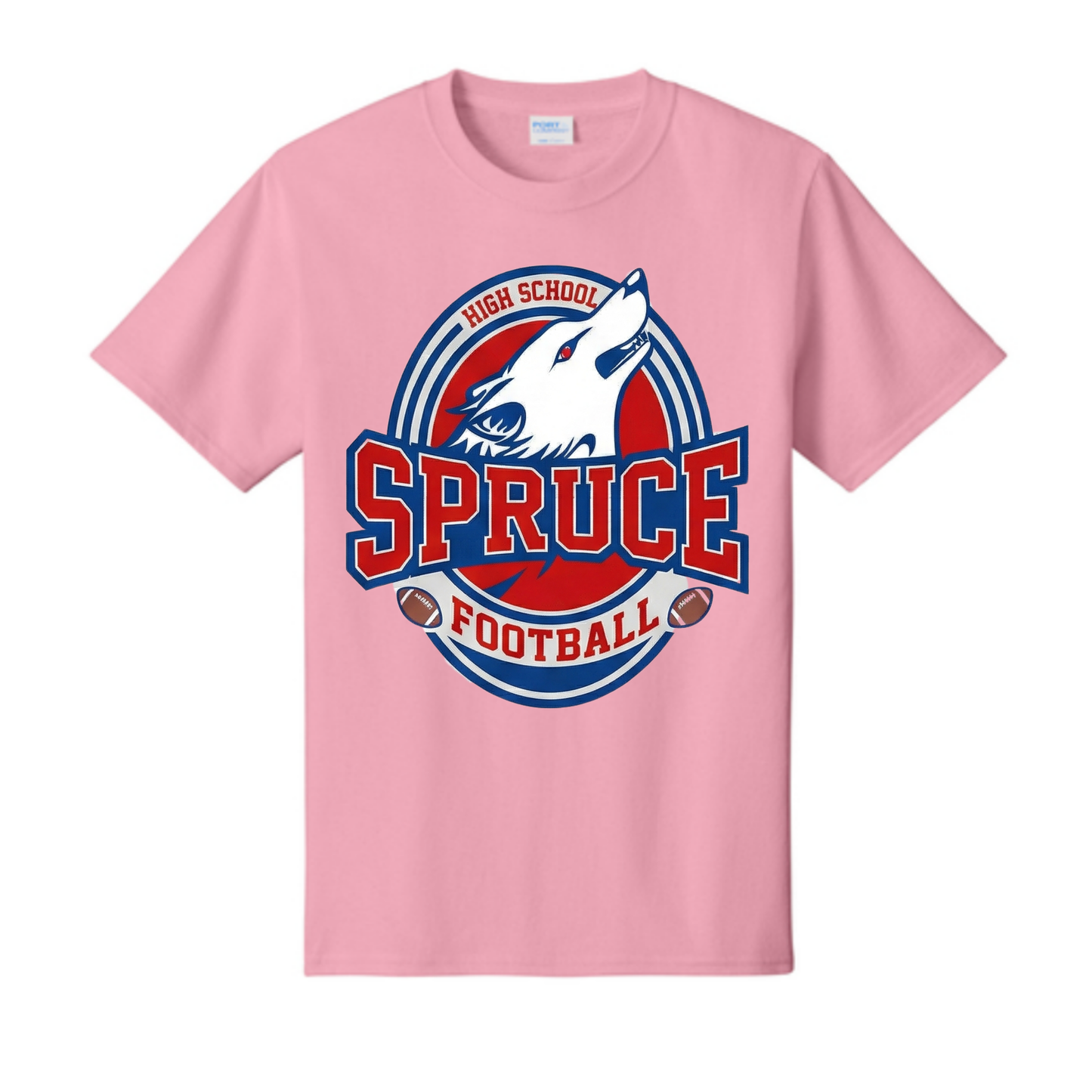 Dallas Spruce Football - Redzone Roar Tee