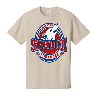Dallas Spruce Football - Redzone Roar Tee