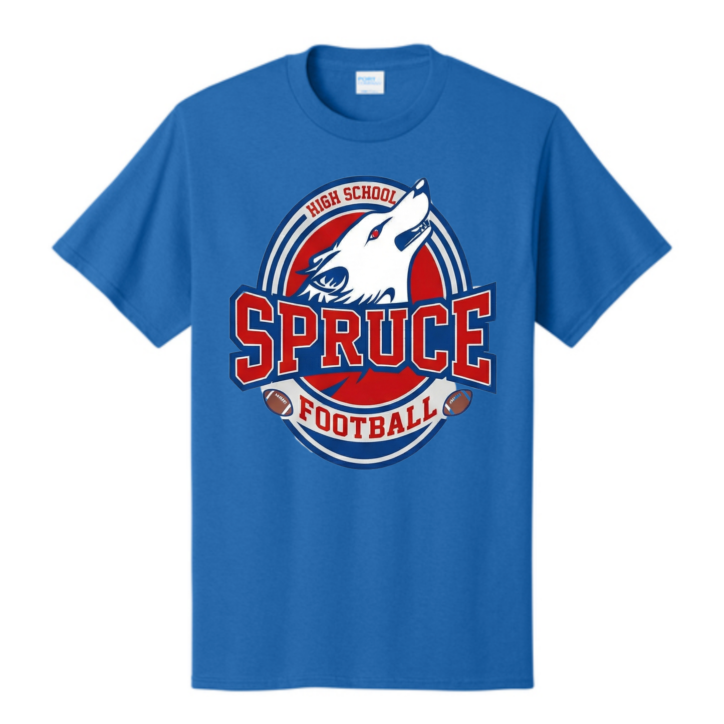 Dallas Spruce Football - Redzone Roar Tee