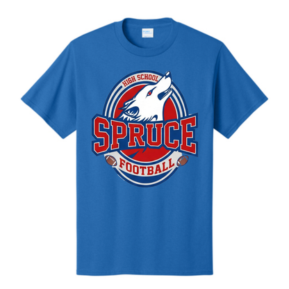 Dallas Spruce Football - Redzone Roar Tee