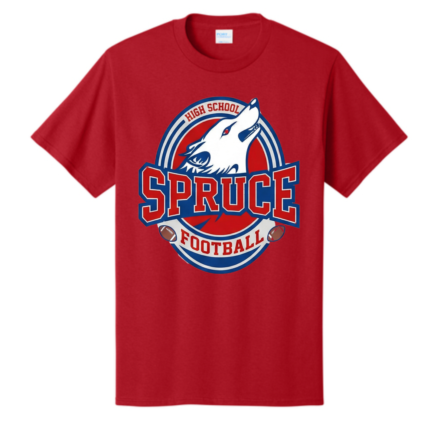 Dallas Spruce Football - Redzone Roar Tee