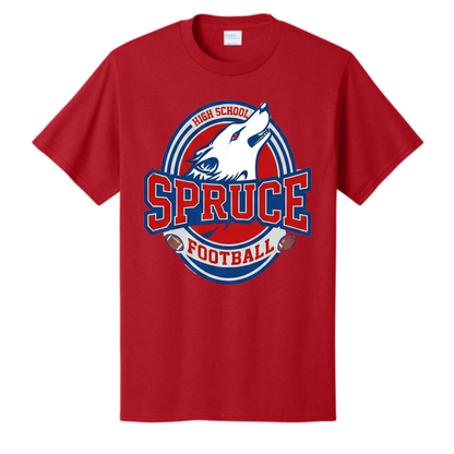 Dallas Spruce Football - Redzone Roar Tee