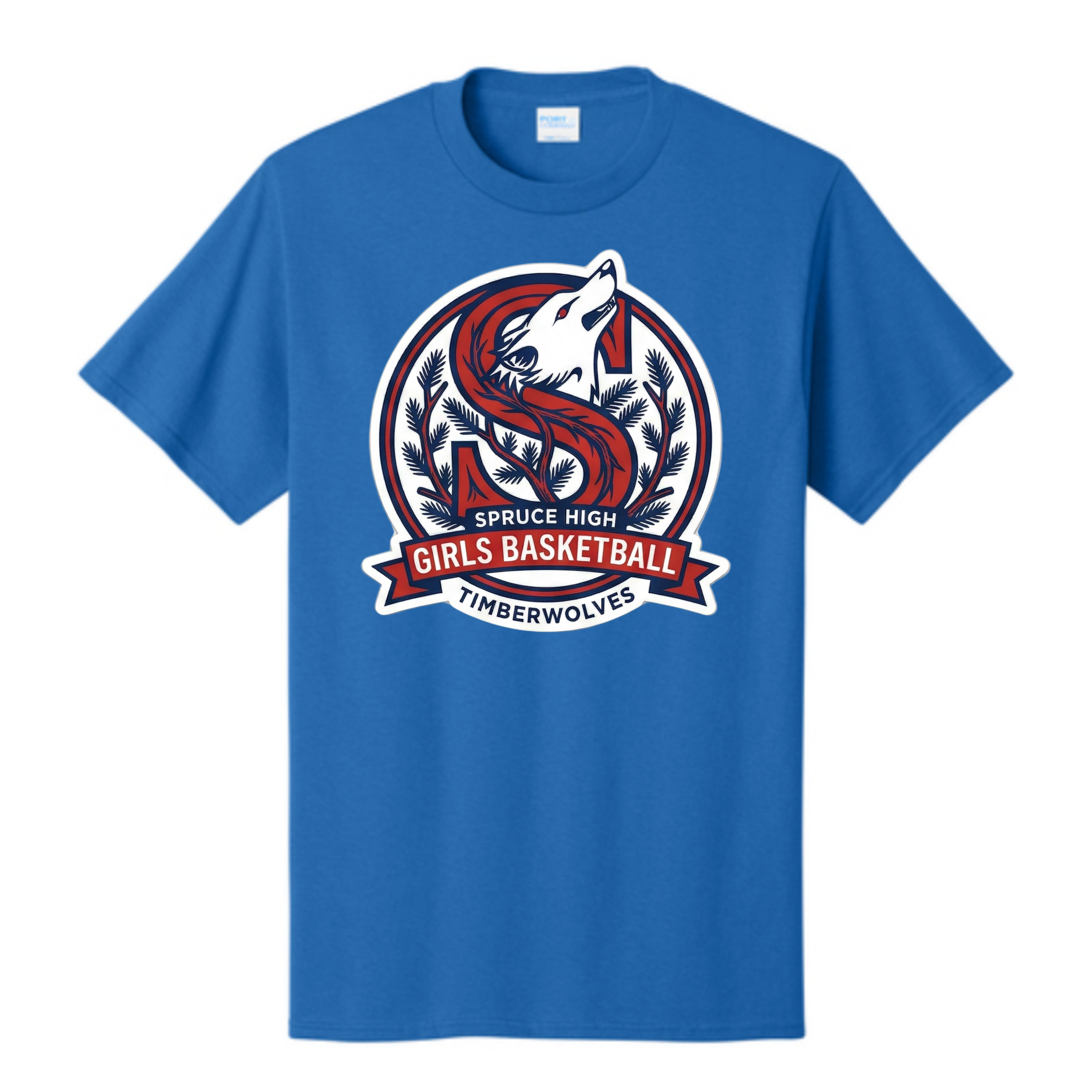 Dallas Spruce Girls Basketball - Spruce Circle Tee