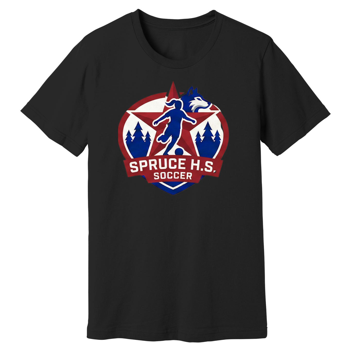 Dallas Spruce Girls Soccer - Wolf Star Tee