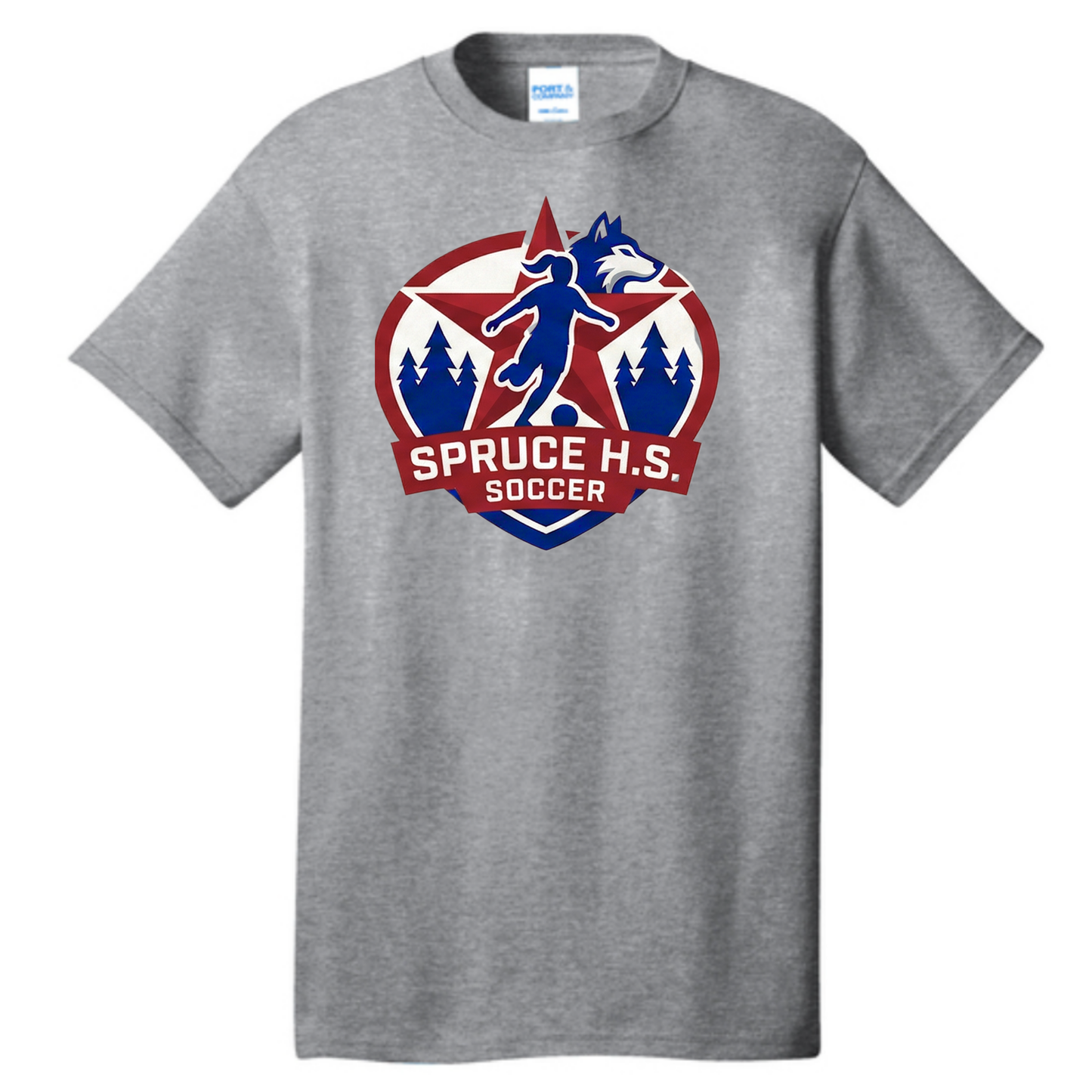 Dallas Spruce Girls Soccer - Wolf Star Tee