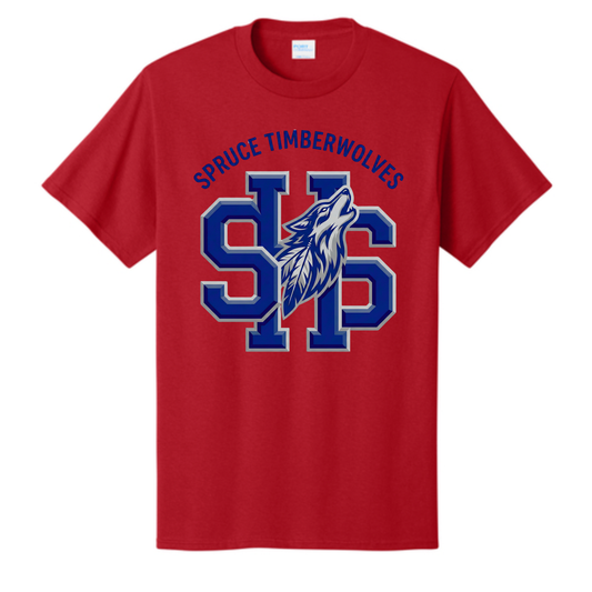 Dallas Spruce High - Wolves Howl Tee