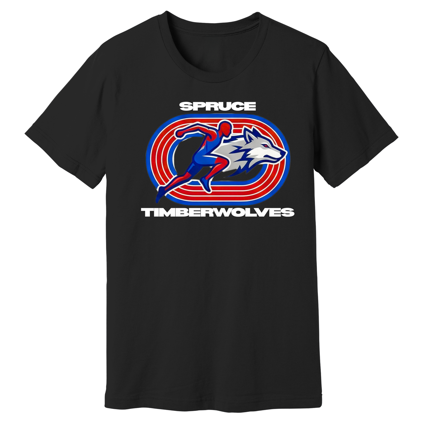 Dallas Spruce Track & Field - TurboWolf Tee