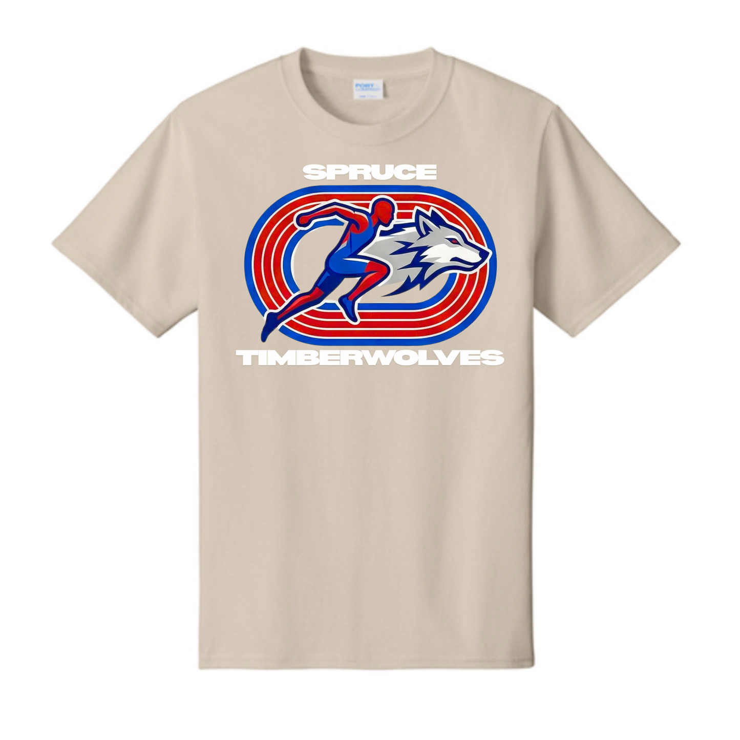 Dallas Spruce Track & Field - TurboWolf Tee