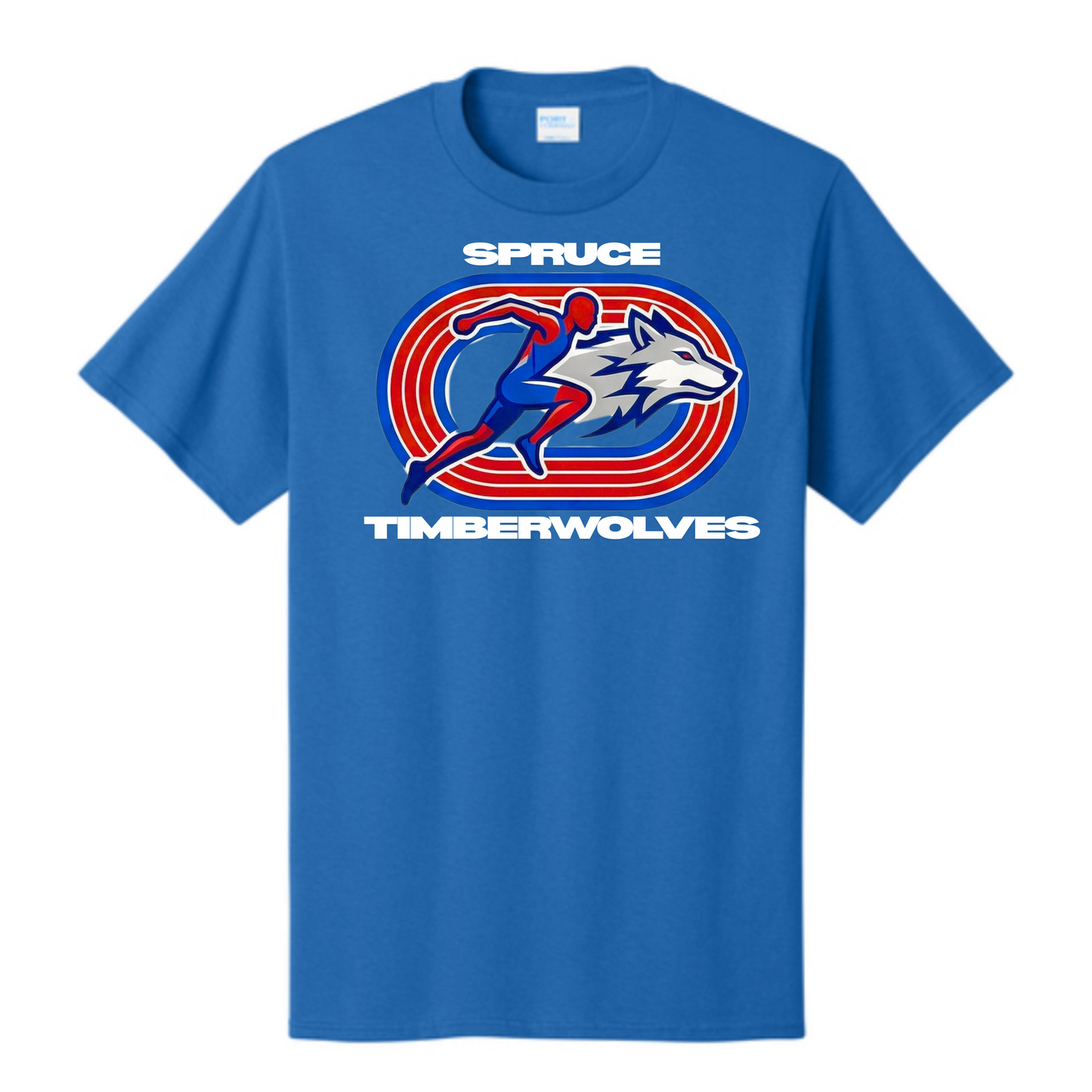 Dallas Spruce Track & Field - TurboWolf Tee
